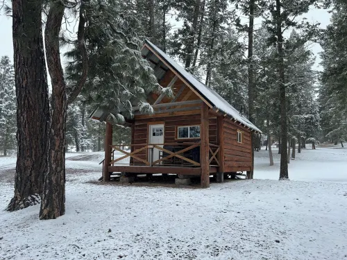 Deer Cabin at Glacier Hidden Cabins near Glacier National Park