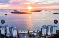 Beachfront Stunning Corner Condo-Amazing Water views on Private Beach of Resort