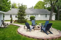 The Bay House - one block from Geneva Lake
