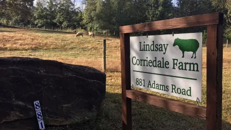 Cottage. 3 bedrooms, 2 baths and full kitchen on sheep and goat farm