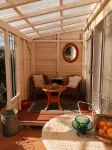 Studio Avec Terrasse Couverte et Jardin au Calme