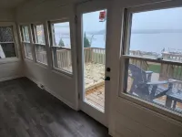 Enjoy a freshly remodeled cottage with a large beach and plenty of parking.