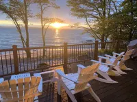 Beautiful home on the shores of East Grand Traverse Bay, Michigan.