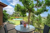 Eco country house near Costa Brava. Garden, pool and views