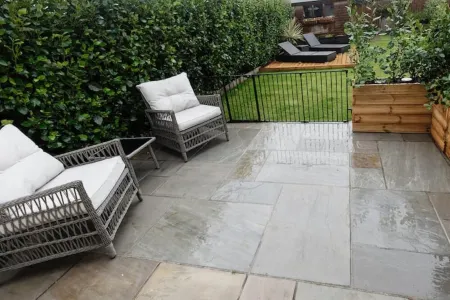 Flat/private garden, coastal walking