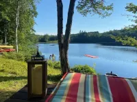 Direct Waterfront, Year-Round, A-Frame Cabin