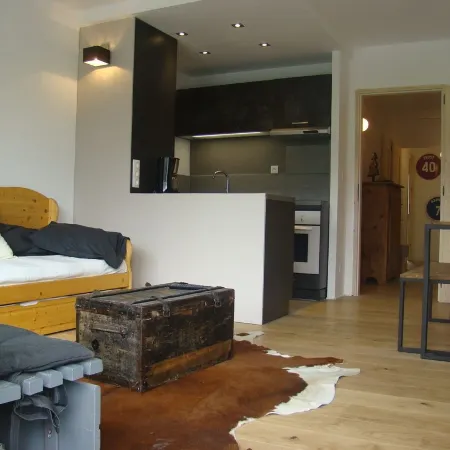 Luxury apartment TIGNES LE LAC 2100m Bec Rouge 53 m2 ski in ski out