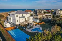 Sandbridge... Beautiful Beach Home With Direct Beach Access and Ocean Views - مسبح خاص