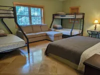 Magical Secluded 5King Lodge> Bunk Room, Playset> Dells, WaterParks, Devils Lake Hotels near The Little French Bakery