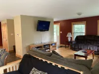 Large private luxury home with outdoor hot tub