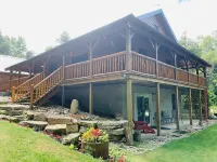 Log Home Located on Lake Muskallonge