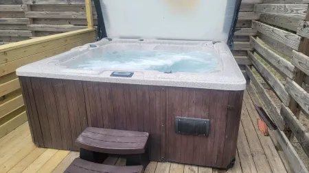Hot Tub! Outside Traverse City, Sleeps 6 Pet Friendly, Fire Place, Fire Pit