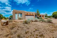 Idyllic mountain-view retreat with luxe interior & private sunset-view hot tub