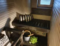 Superb 1Br Home with Sauna and Terrace Hotels in 