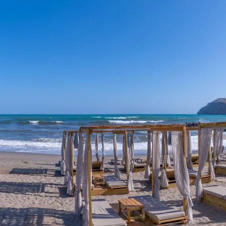 The Noverian Antama Organic Beach Resort Chania with Outdoor Heated Pool
