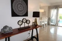 VILLA S. TOME 8PERS / IND. SWIMMING POOL/ SEA VIEW-IDEAL FAMILY-A600MTRS OF BEACHES