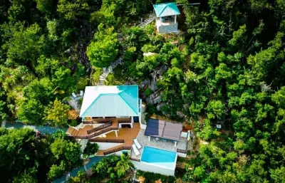 Prettyview Villa above Wyndham Lambert Beach Resort Hotels in 