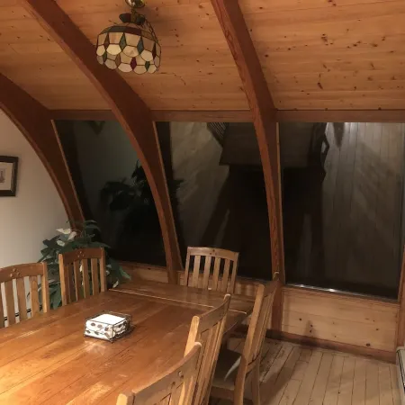 Great Adirondacks  retreat with five bedroomsHot tub,pool table.large open space