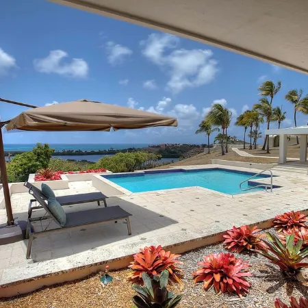 Exquisite house overlooking Caribbean ocean, 7.7 gated acres.