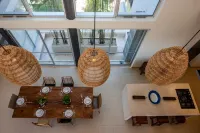 MODERN FRONT BEACH VILLA IN THE CARIBBEAN SEA