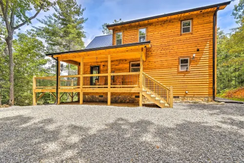 Murphy Cabin w/ Mtn Views & Private Hot Tub! - Haustierfreundliche
