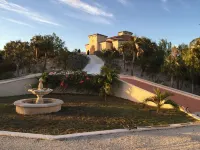 Secluded Private Pink-Sand Beach-Front Grand 3-Home Mediterranean Estate w/Pool