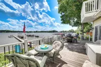 Waterfront Clarklake Escape - Deck, Dock & Views - Hot Tub