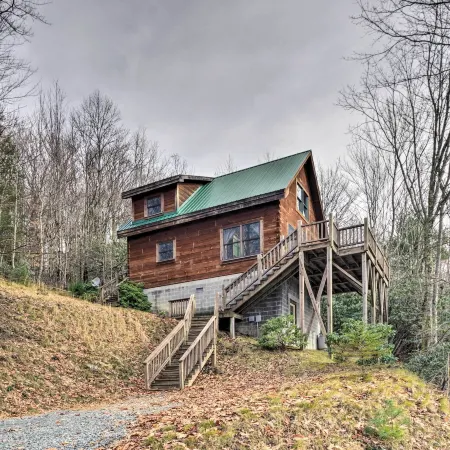 Beech Mountain Cabin w/ 180° Views: Near Hiking!
