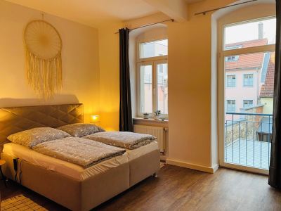 Old Town Apartment Pirna 4 persons Kitchen Netflix Top Location