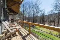 Spacious Chalet Near Stratton and Mt. Snow w/Indoor Hot Tub, Fireplace, Firepit