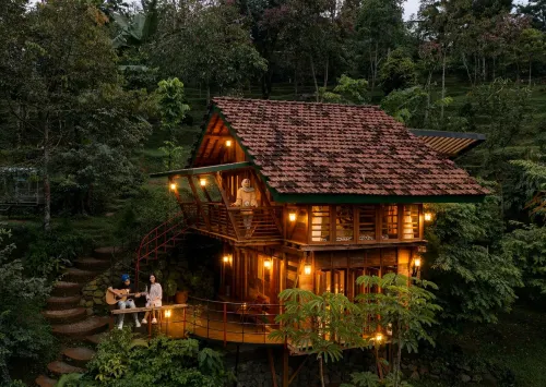 Kebun Hanoman Villa - Mountain view