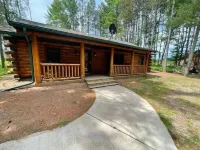 Private Log Cabin near Lake Arbutus and ATV trails