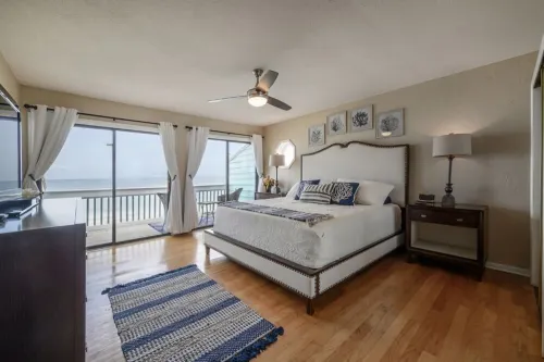 One step and you are on the BEACH! Watch AMAZING sunsets from 3 decks!