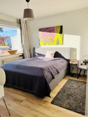 New, stylish, quiet apartment - quickly at the airport & fair