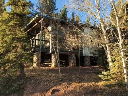 Rock Rest Eco-Cabin on 2 acre forested lot. Mins from Wolf & Wildlife Sanctuary.