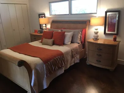 Mid-century modern ranch on Sedgefield Country Club golf course
