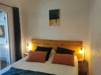 Double house interior patio 100m from the dune 8 to 9 pers