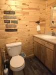 Tiny cabin in towering pines, with lake view. Pets accepted!