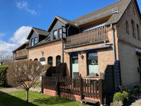 Vacation apartment on the Szczecin Lagoon with garden and terrace Отели в г. Иккермюнде