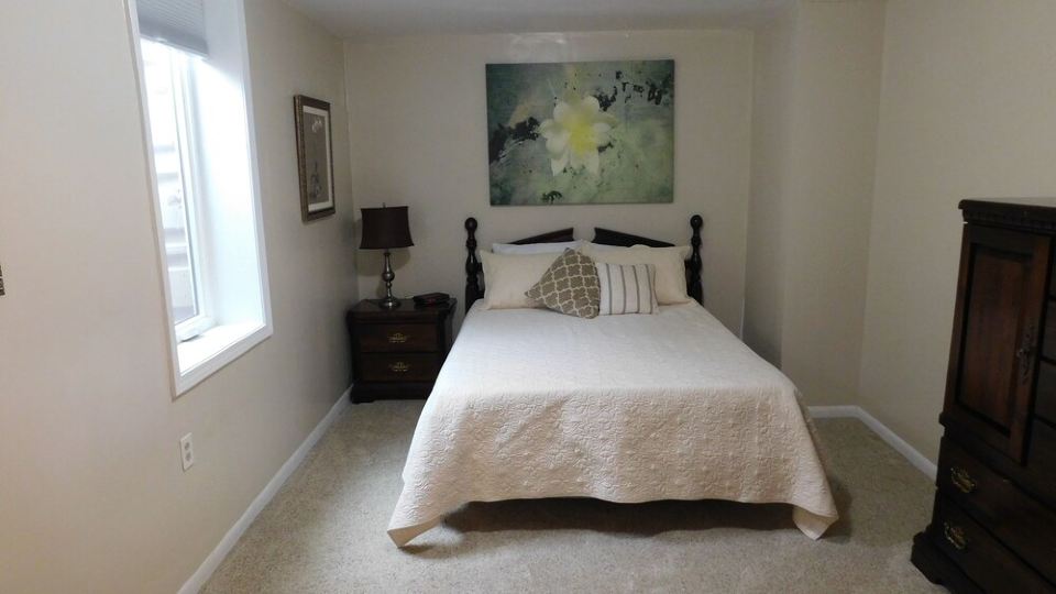 Newly finished basement apartment with private entrance in Columbus Indiana.