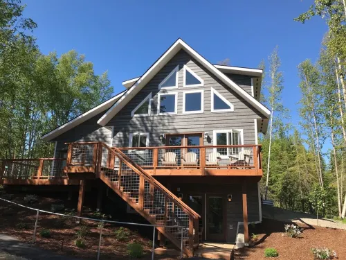 Peaceful unit on beautiful wooded Lot.  Minutes to Kenai, Soldotna & Kasiloff. Hotels in Kalifornsky