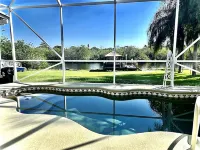Palms Paradise. Pool. Waterfront. Near Space Coast Beaches.