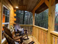 Soothing LOG CABIN in charming Eureka Springs Hotels near Eureka Springs Music Park