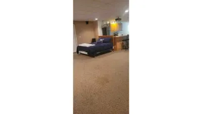 Basement Bedroom Suite in the country with Hot Tub