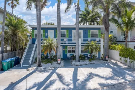 Villas By The Sea #2, Anna Maria Island Condo, one block from beach, heated pool