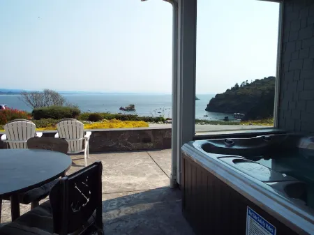 Prime location! Trinidad Bay Ocean Views Overlooking Trinidad Harbor and Pier!