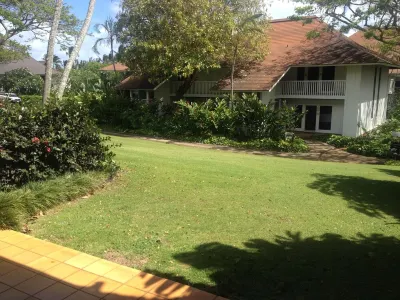 2/2 BEACH FRONT RESORT w/AC, Poipu Beach, Kiahuna Gardenview -End Unit, Pool/Gym  호텔