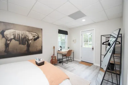 Luxury Centrally-Located 1Br/1BA Basement Apartment with Gym and W/D in Unit