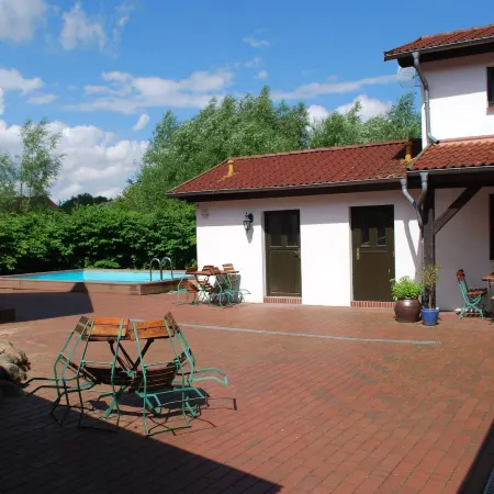 Apartment in Dargun with Pool & Barbecue