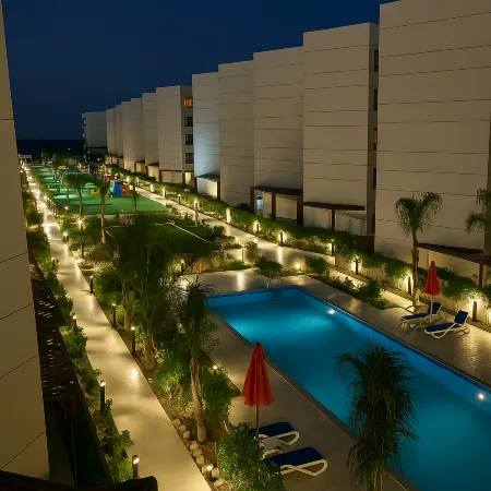 Luxurious Chalet in Porto Said with Beachfront View